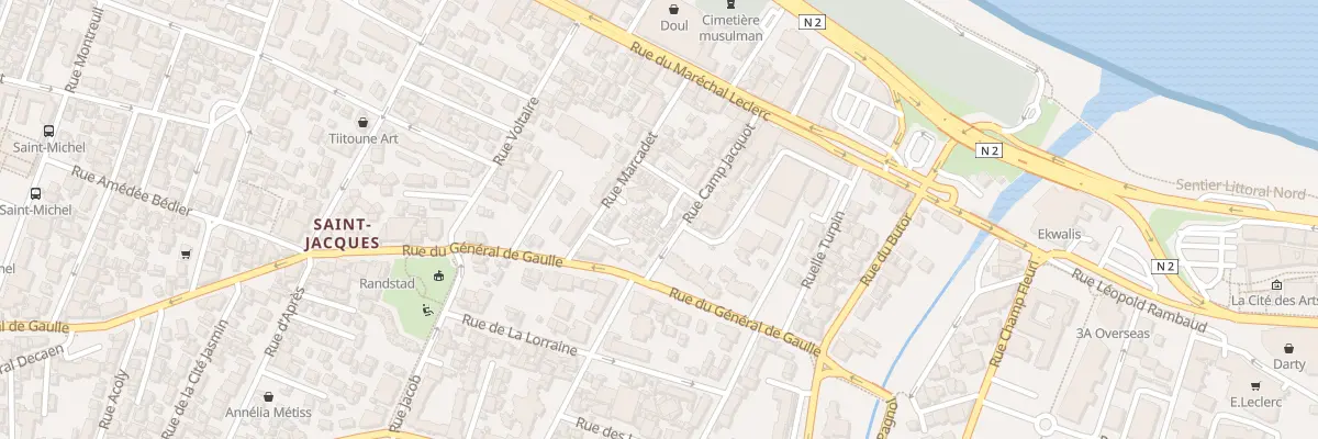 Plan du 43 Rue Camp Jacquot à Saint-Denis