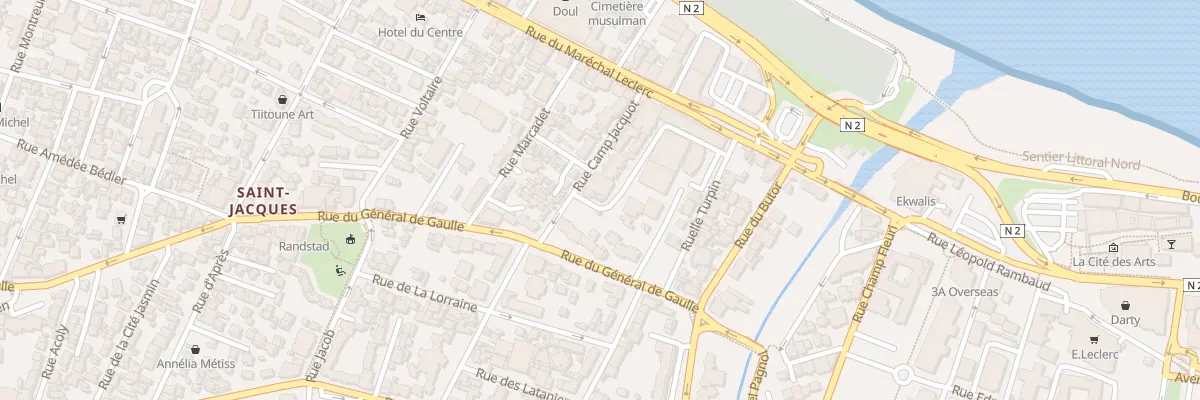 Plan du 23 Rue Camp Jacquot à Saint-Denis