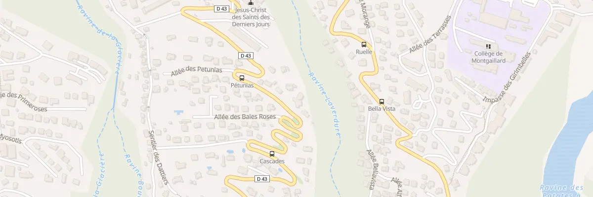 Plan du 9 Rte de Saint François à Saint-Denis
