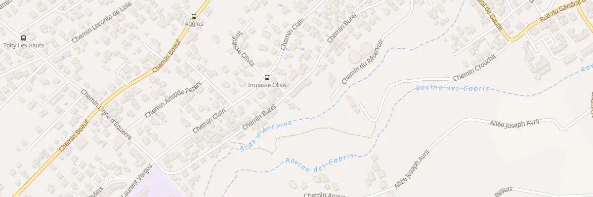 Plan du 95A Che Burel à Saint-Pierre