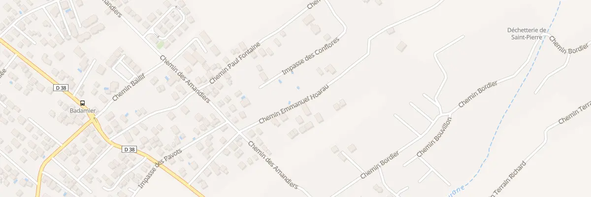Plan du 47 Che Emmanuel Hoarau à Saint-Pierre
