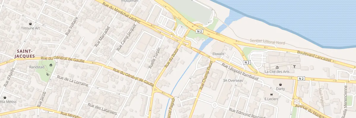 Plan du 5 Rue du Butor à Saint-Denis