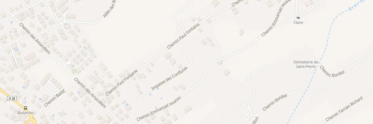 Plan du 10 Imp des Conflores à Saint-Pierre