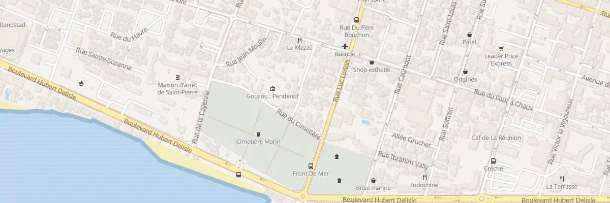 Plan du 8 Rue Maurice Janicot à Saint-Pierre
