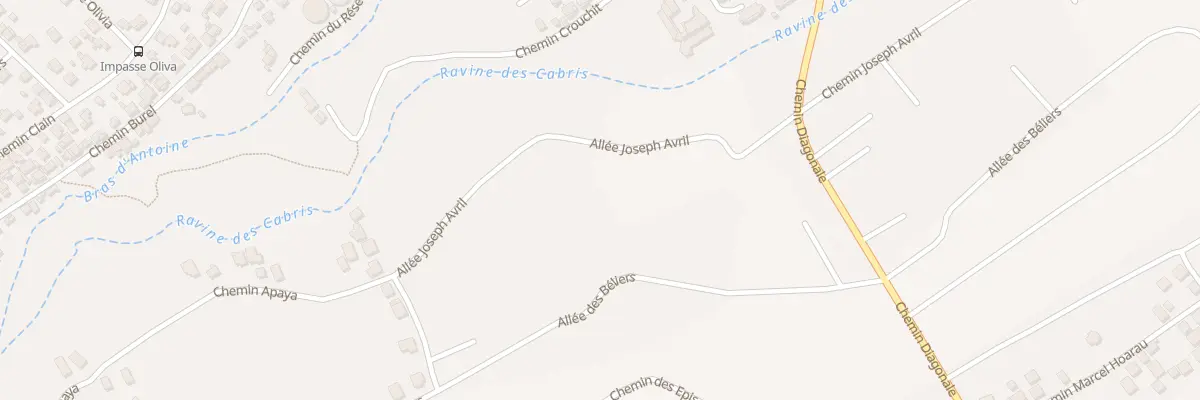 Plan du 241 All Joseph Avril à Saint-Pierre