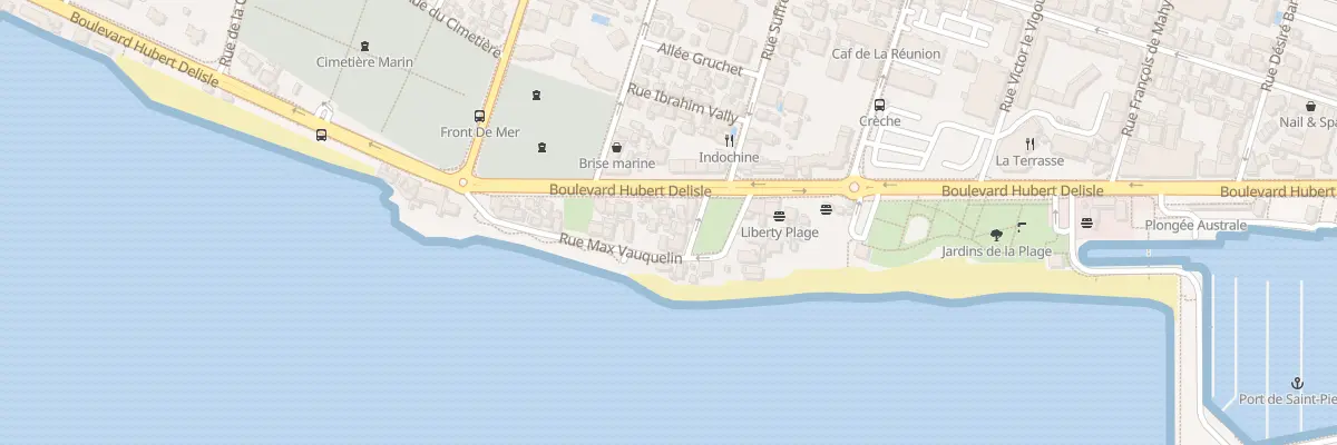 Plan du 37 Bd Hubert Delisle à Saint-Pierre