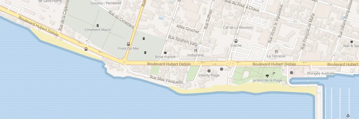 Plan du 52 Bd Hubert Delisle à Saint-Pierre