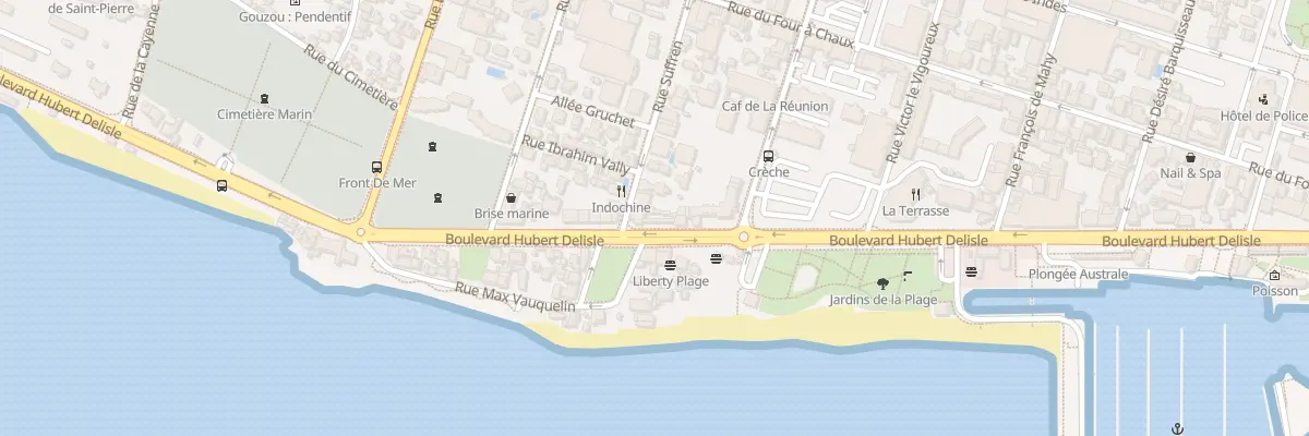 Plan du 48 Bd Hubert Delisle à Saint-Pierre