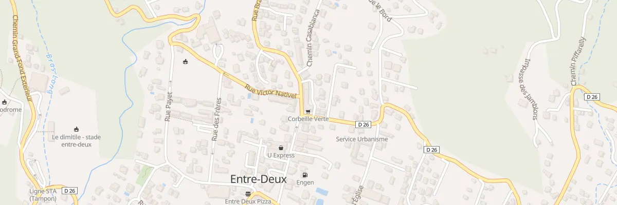 Plan du 2 Rue Bras Long à Entre-Deux