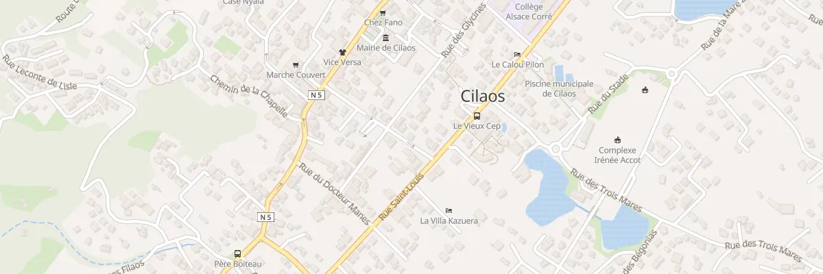 Plan du 15 Rue Alsace Corré à Cilaos