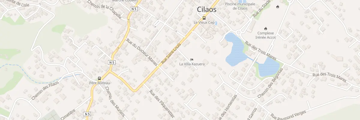 Plan du 34 Rue Saint-louis à Cilaos
