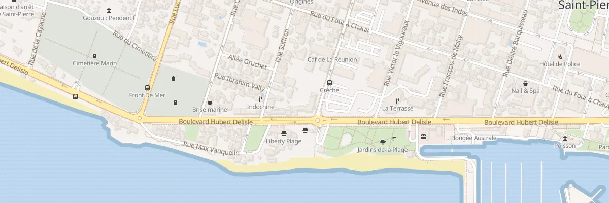 Plan du 46 Bd Hubert Delisle à Saint-Pierre