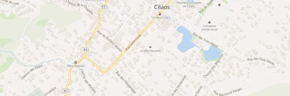 Plan du 38 Rue Saint-louis à Cilaos