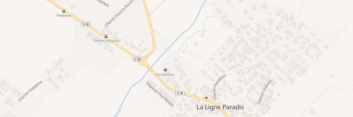 Plan du 71 Che Esther à Saint-Pierre