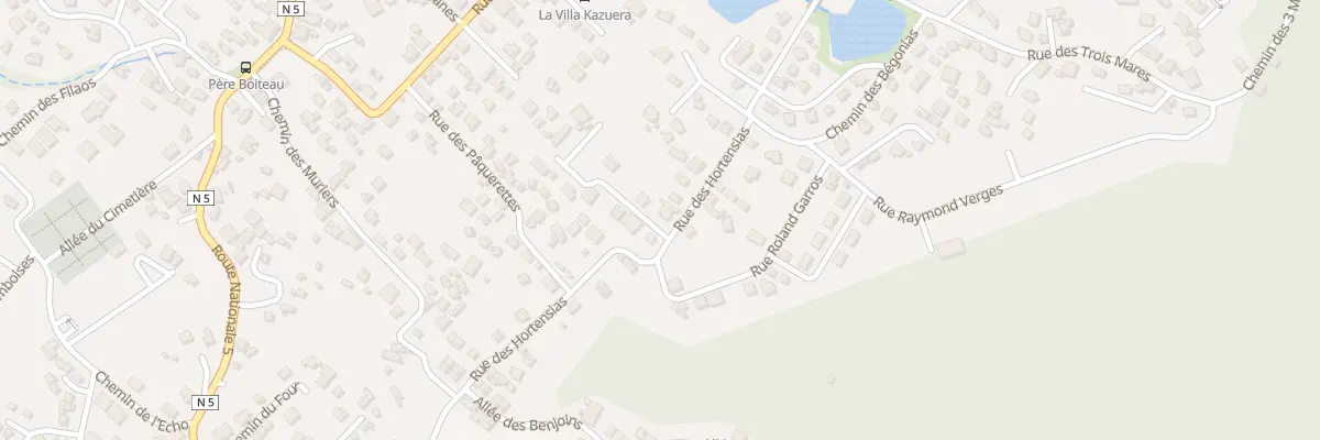 Plan du 17B Rue des Hortensias à Cilaos