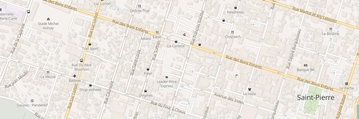 Plan du 27 Rue François Isautier à Saint-Pierre