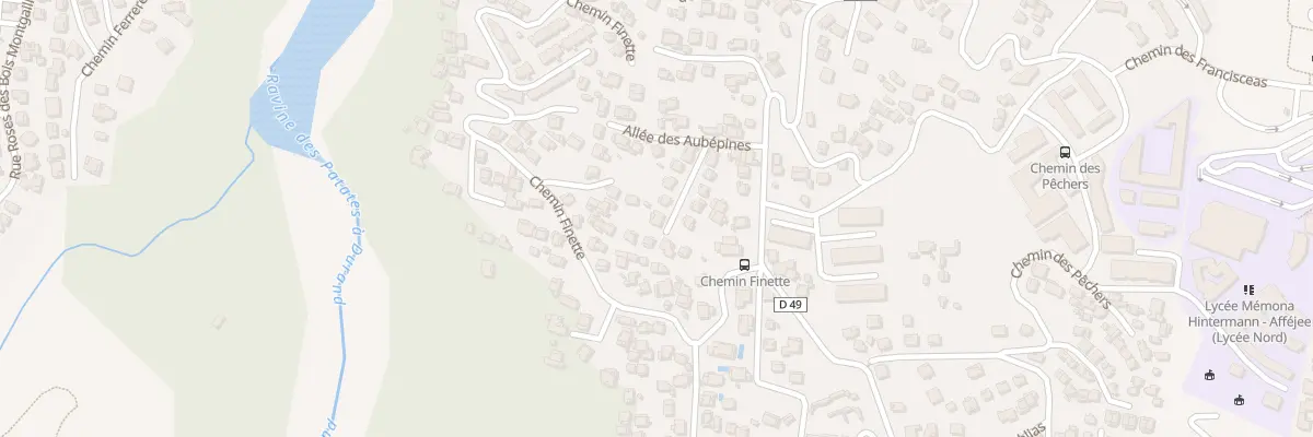 Plan du 40 All des Aubépines à Saint-Denis