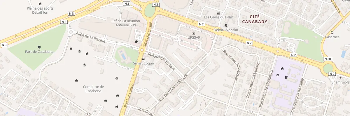 Plan du 128 Rue Luc Lorion à Saint-Pierre