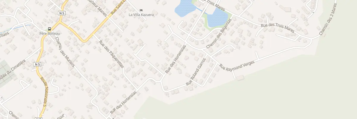 Plan du 1B Rue des Hortensias à Cilaos