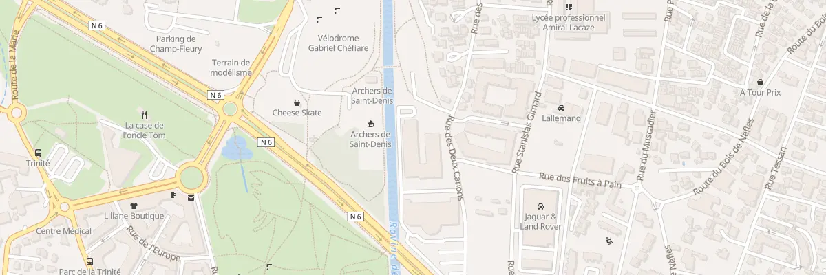 Plan du 162 Rue des Deux Canons à Saint-Denis