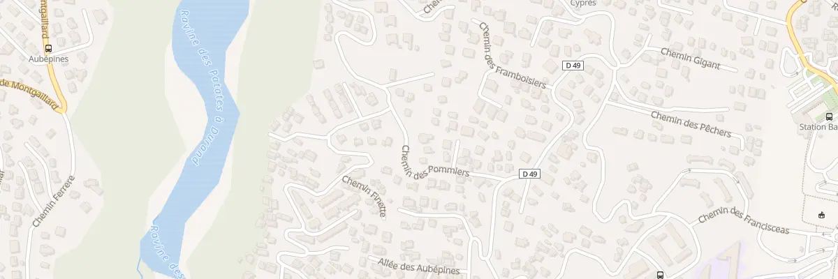 Plan du 22 Che des Pommiers à Saint-Denis