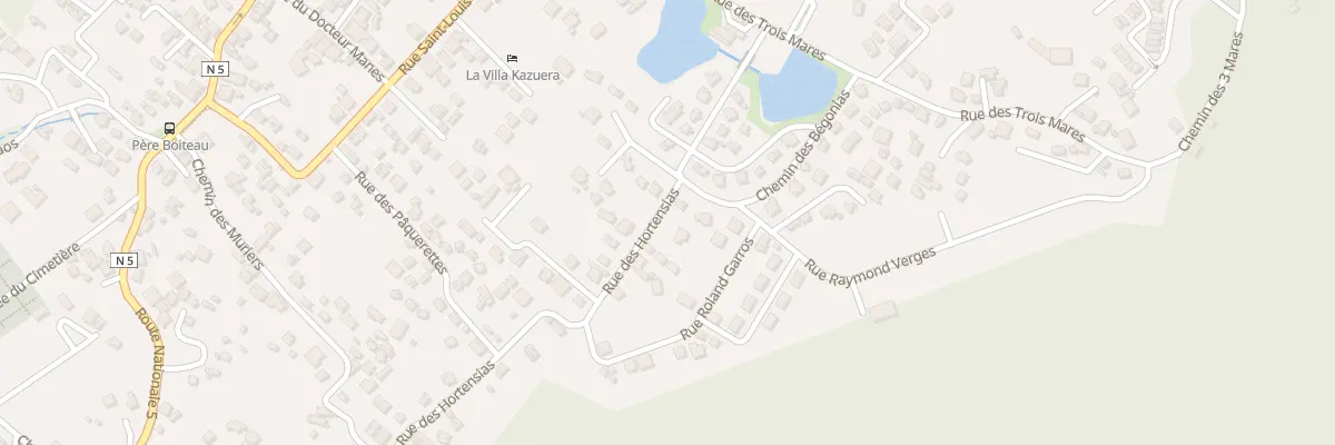 Plan du 1A Rue des Hortensias à Cilaos