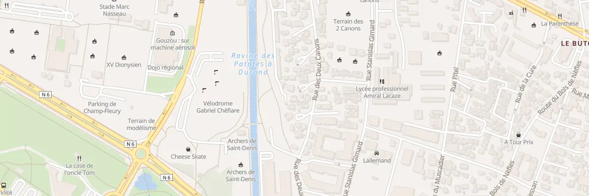Plan du 108 Rue des Deux Canons à Saint-Denis