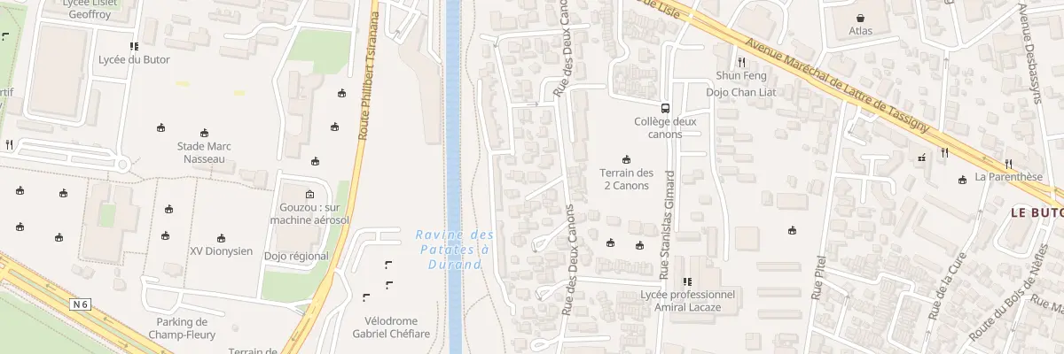 Plan du 106 Rue des Deux Canons à Saint-Denis
