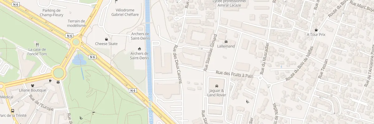 Plan du 155 Rue des Deux Canons à Saint-Denis
