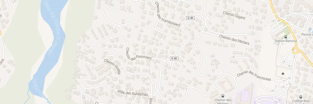Plan du 6B Che des Pommiers à Saint-Denis
