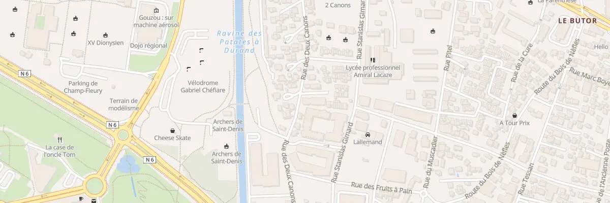 Plan du 123 Rue des Deux Canons à Saint-Denis