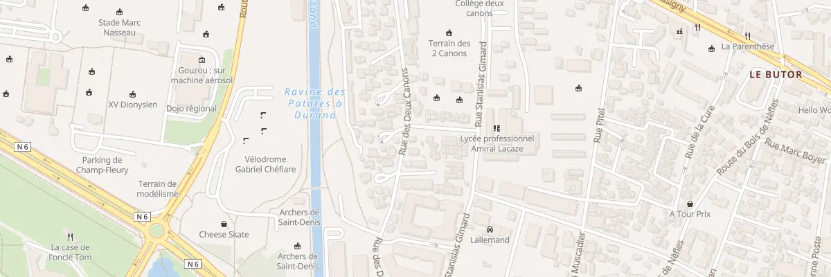 Plan du 113 Rue des Deux Canons à Saint-Denis