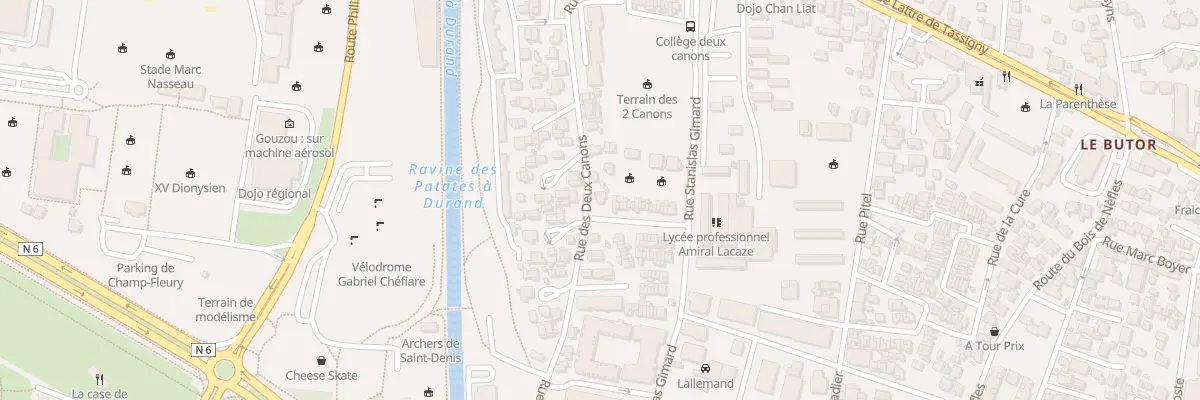Plan du 111 Rue des Deux Canons à Saint-Denis