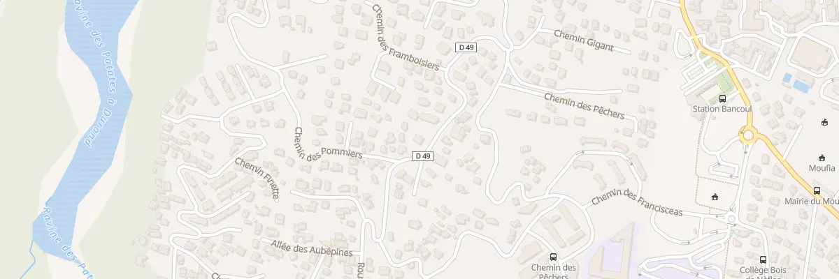 Plan du 308 Rte de Bois de Nefles à Saint-Denis