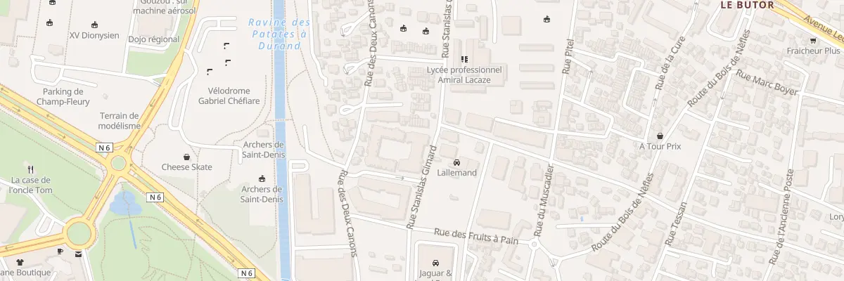 Plan du 18 Av Stanislas Gimart à Saint-Denis