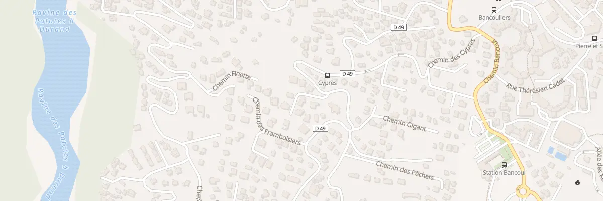 Plan du 286B Rte de Bois de Nefles à Saint-Denis