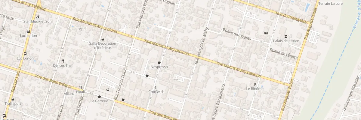 Plan du 41 Rue Marius et Ary Leblond à Saint-Pierre