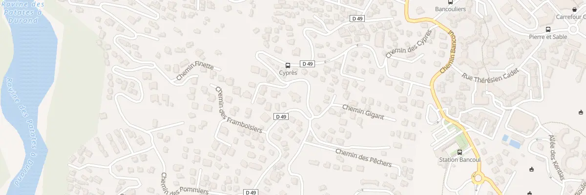 Plan du 294 Rte de Bois de Nefles à Saint-Denis