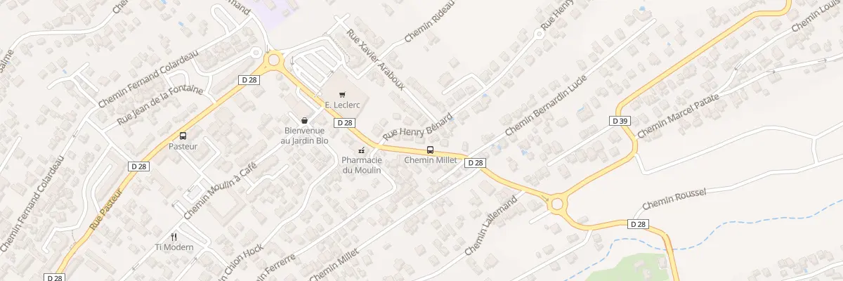 Plan du 6 Rue Henri Benard à Saint-Pierre