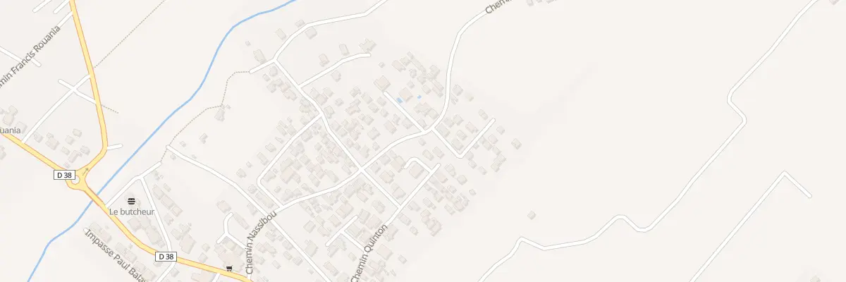 Plan du 40A Che Nassibou à Saint-Pierre