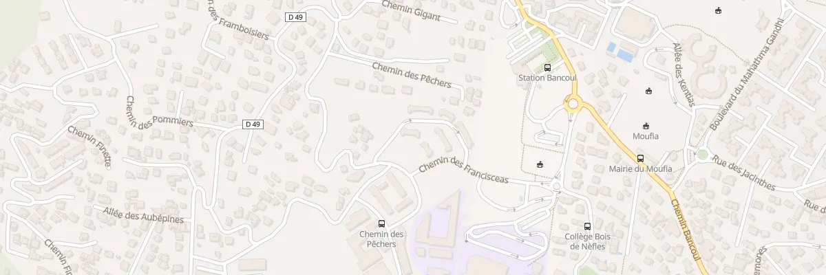 Plan du 45 Che des Pêchers à Saint-Denis