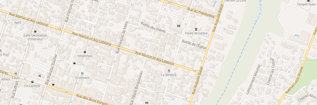 Plan du 26 Rue Marius et Ary Leblond à Saint-Pierre