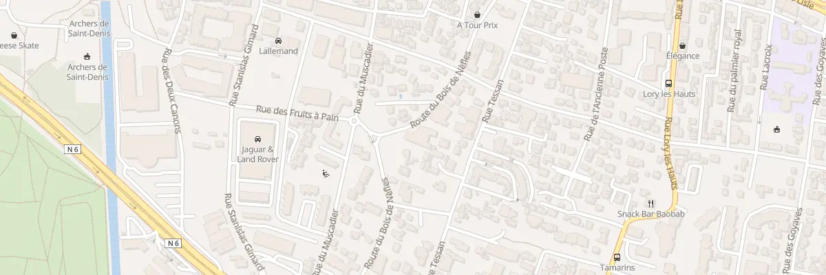 Plan du 49 Rte de Bois de Nefles à Saint-Denis