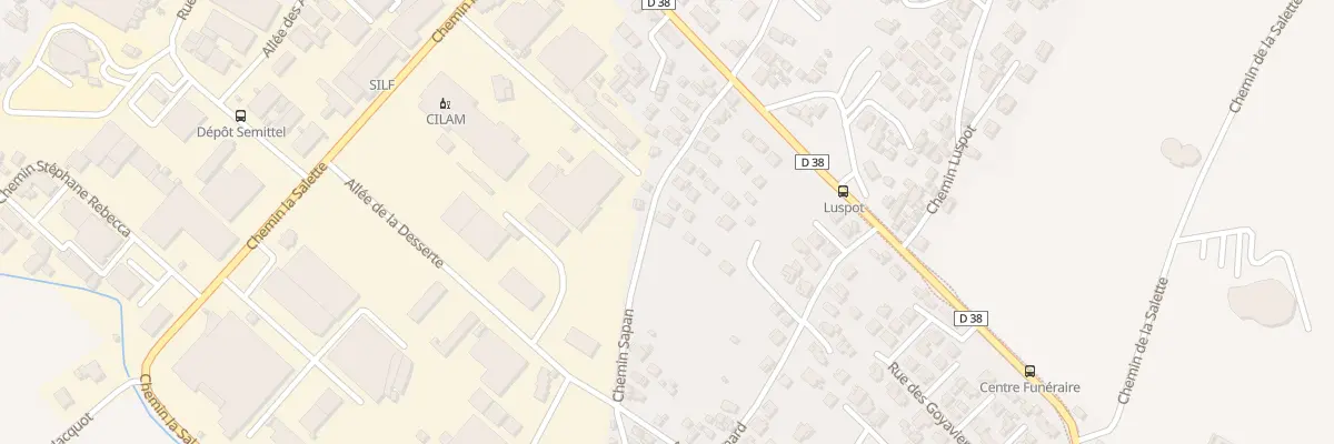 Plan du 21 Che Sapan à Saint-Pierre