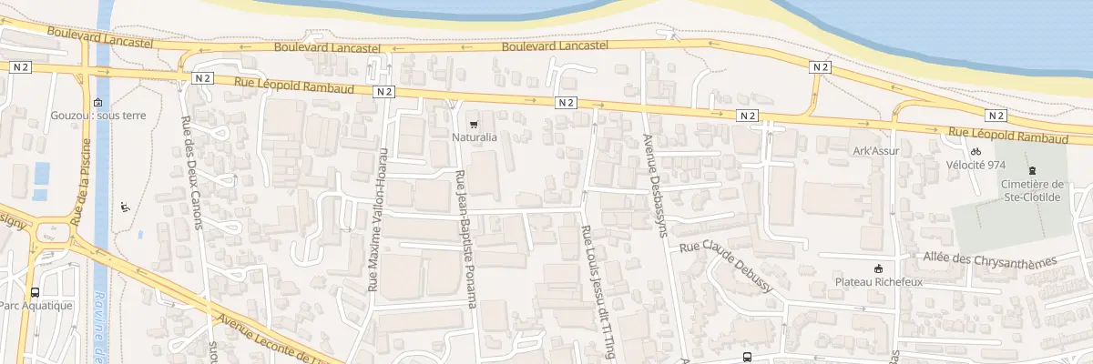 Plan du 90 Rue Léopold Rambaud à Saint-Denis