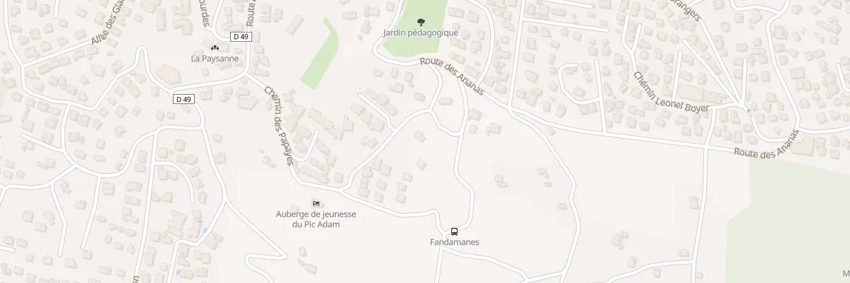 Plan du 5 Che des Fandamanes à Saint-Denis