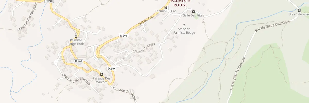 Plan du 30B Che Papayes à Cilaos