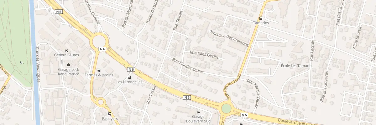 Plan du 5 Rue Nantier Didiée à Saint-Denis