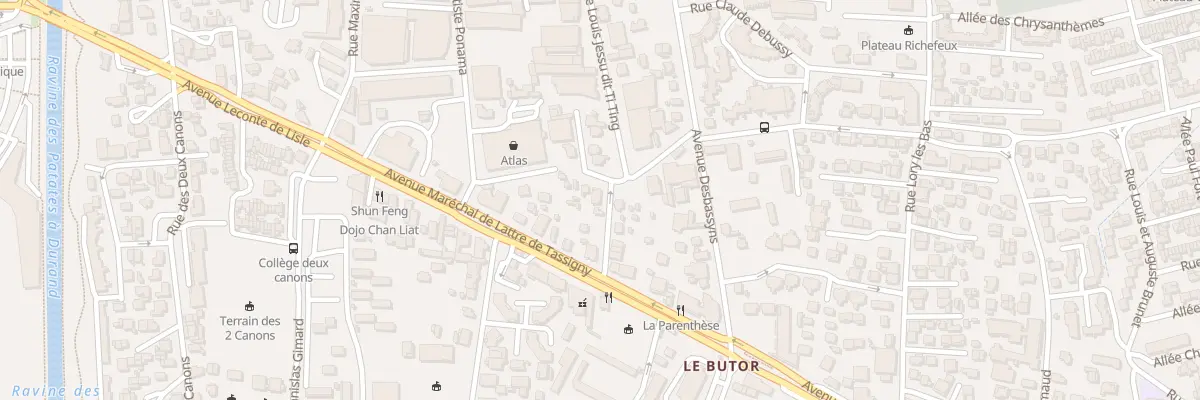 Plan du 1B Rle du Bois d’Ortie à Saint-Denis