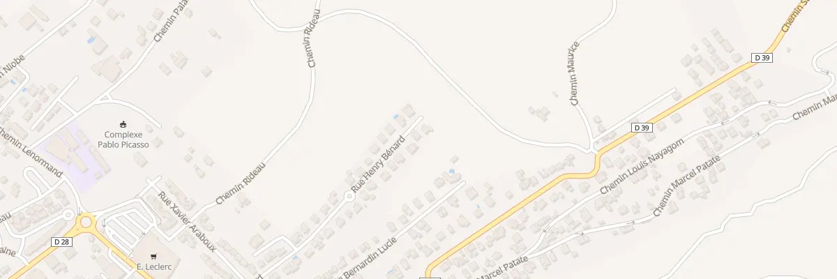 Plan du 44 Rue Henri Benard à Saint-Pierre